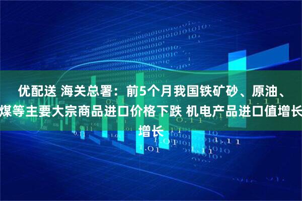 优配送 海关总署：前5个月我国铁矿砂、原油、煤等主要大宗商品进口价格下跌 机电产品进口值增长