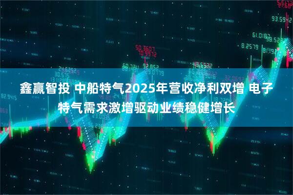 鑫赢智投 中船特气2025年营收净利双增 电子特气需求激增驱动业绩稳健增长